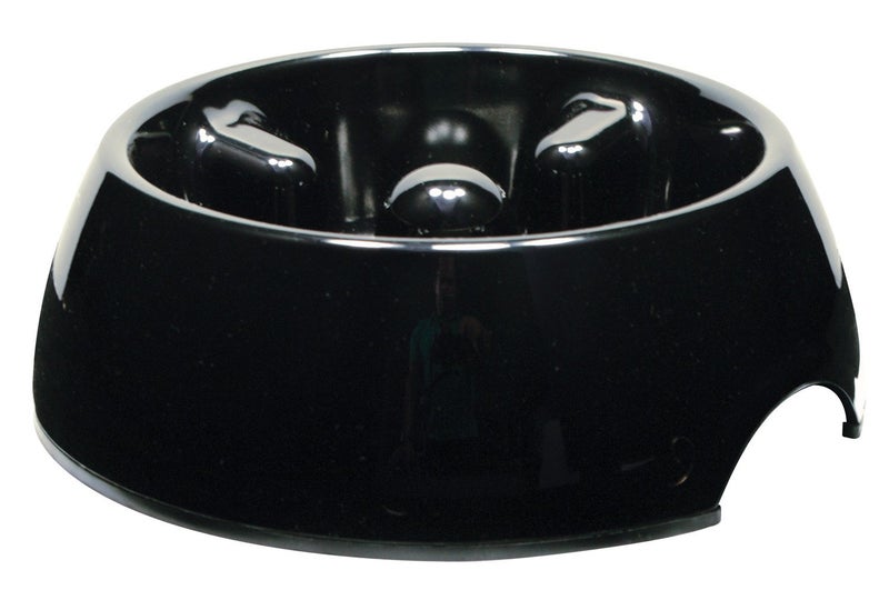 Dogit Hagen Dogit Go Slow Anti Gulping Bowl Black Small - Image 1